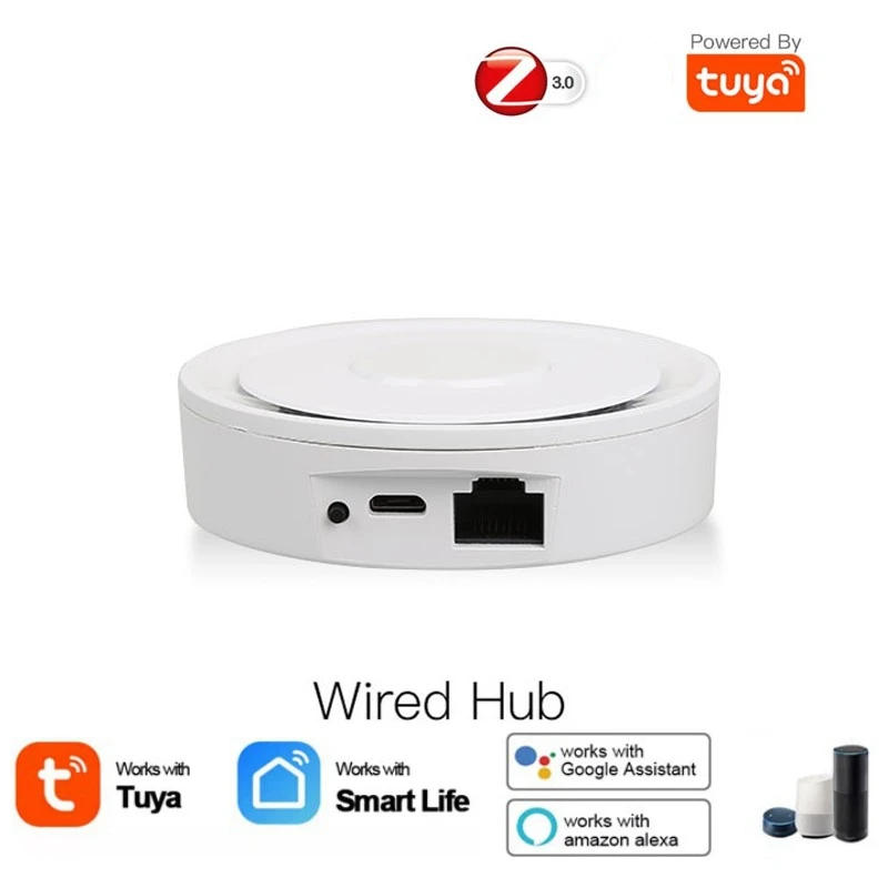 Description Picture 5 of itemTuya Smart Wired ZigBee 3.0 Gateway Bridge Smart Hub Smart Life Remote Control Zigbee Sensor Support Alexa Google Home Assistant