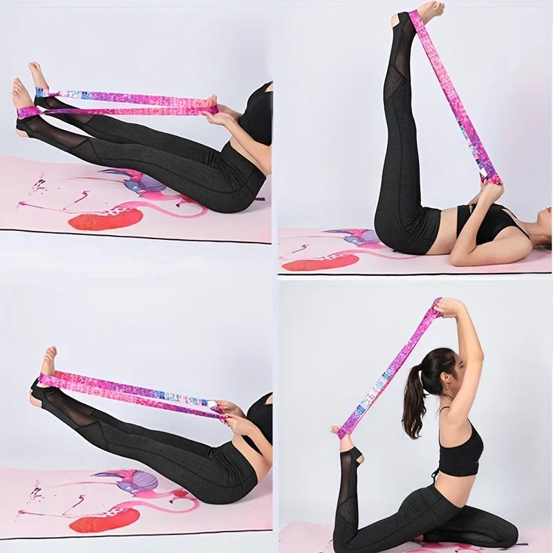 Description Picture 6 of itemAdjustable Yoga Mat Strap Yoga Mat Bundle Strap Shoulder Straps Sports Stretch Strap Floor Mat Storage Strap Yoga Mat Bag