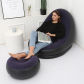 Dark blue sofa