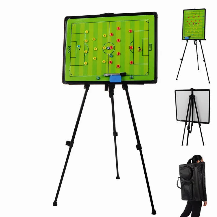 Description Picture 4 of itemFootball Basketball Tactical Board Bracket Magnetic with Bag Erasable Pen Professional Ball Game Training Presentation Board