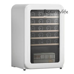 Retro wine cabinet constant temperature household small ultra-thin embedded ice bar refrigerator
