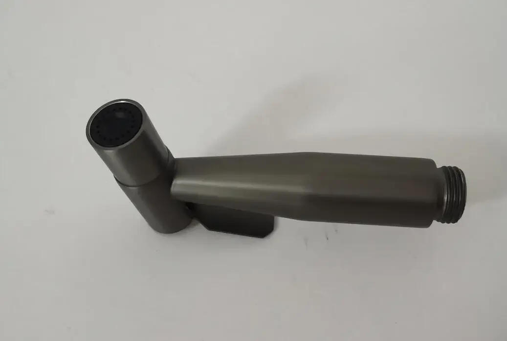 Description Picture 6 of itemGunmetal gray Bidet Sprayer Douche Toilet Kit brushed gray BrassShattaf Shower Head Copper Valve Set Jet Bidet Faucet GD12