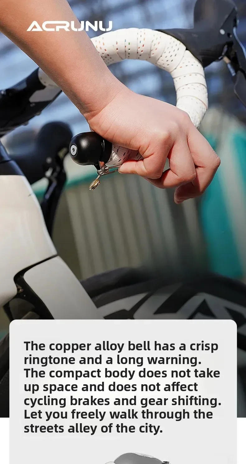 Description Picture 2 of itemAluminum Alloy Bicycle Alarm Bell 110dB Loud Safety Warning Fit 18-25mm Handlebar Waterproof MTB Road Bike Cycling Accessories