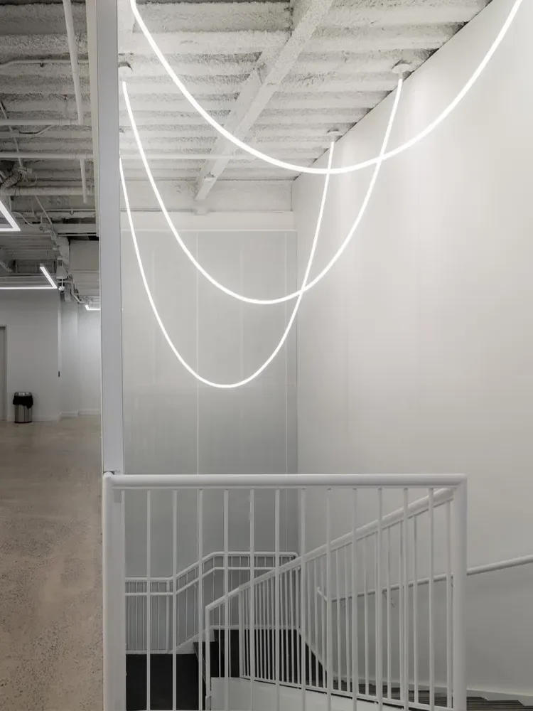 Description Picture 2 of itemMinimalist Designer Silicone LED Pendant Lamp for Living Room Hall Hotel Villa Decor Hanging Chandeliers Suspen Lighting Fixture