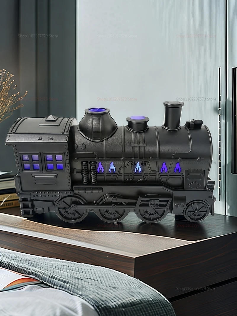 Description Picture 2 of itemTrain Air Humidifier With Remote Control LED Lamp Aroma Diffusers Personal Desktop Room Purifier Aromatherapy Diffuser Atomizer