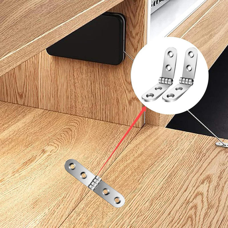 Description Picture 5 of item2pcs Cabinet Hinge Table Flap Hinge 180-degree Foldable Hinges For Cabinet Furniture Smooth Screw-on Flap Hinges Hardware ﻿