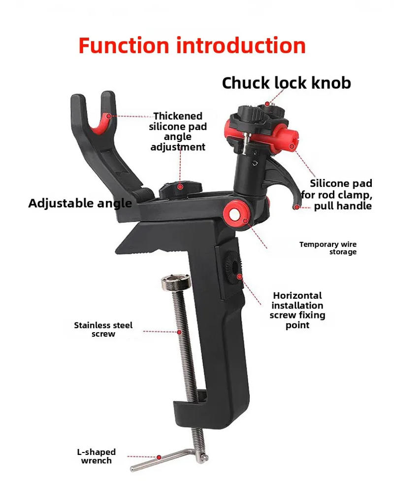 Description Picture 3 of itemNearore Boat Fiing Rod Braet Sea Fiing Cannon Platform Boat Rod Stand Deep Sea Rt Fiing Brie Fiing Braet