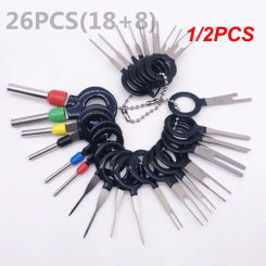 1/2PCS Automotive Plug Terminal Remove Tool Set Key Pin Car Electrical Wire Crimp Connector Extractor Kit Accessories