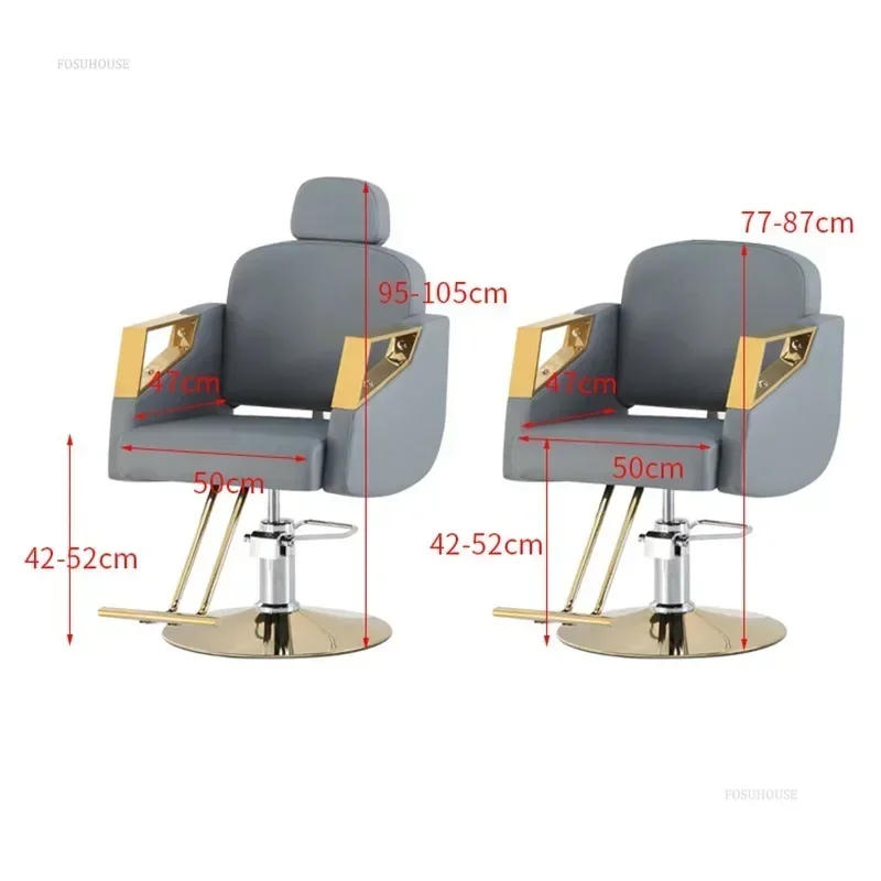 Description Picture 2 of itemModern Barber Shop Professional Hairdressing Chair For Comfortable Backrest Armchair Salon Furniture Lifting Barber Chair