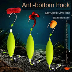 Three Hook Fishing Hair Rigs Hook Suspension Automatic Flipping Carp Fishing Hook Ready Made Size 4#-14# Carp Rigs Fishing Lure