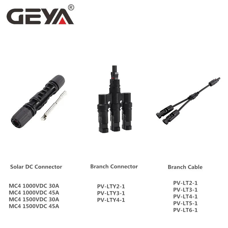 Description Picture 5 of itemGEYA 5Pair of Solar Connector Solar Plug Cable Connectors for Solar Panels Photovoltaic System 30A 45A 1000VDC 1500VDC