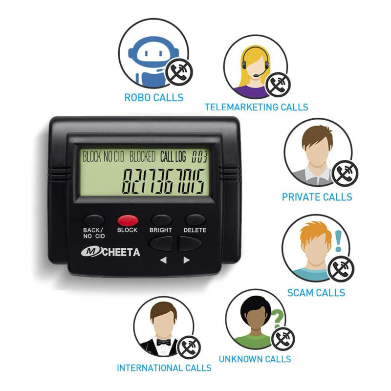 Description Picture 4 of itemCall Blocker for Landline Phones Telephone 2000 Caller ID Box Blocking One Touch Number Block Unwanted Robocalls Nuisance Calls