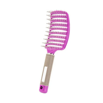 Hair Brush Scalp Massage Comb Hairbrush Bristle&Nylon Women Wet Curly Detangle Hair Brush for Salon Hairdressing Styling Tools