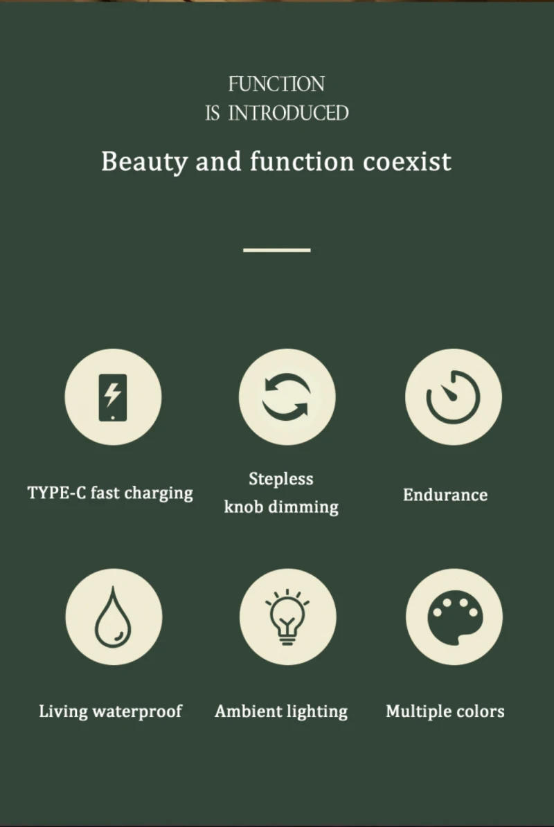 Description Picture 5 of itemLED Camping Lamp Retro Hanging Tent Lamp Waterproof Dimmable Camping Lights Outdoor 4500mAh Battery Emergency Light Lantern