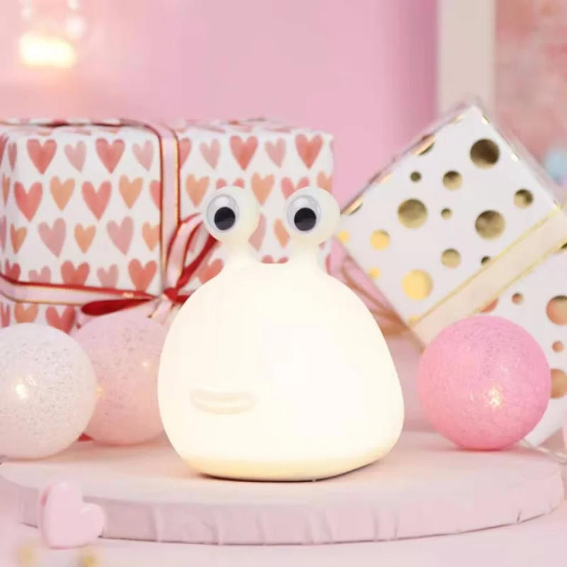 Description Picture 6 of item1pc Home lighting Bedside Silicone Animal Night Lights New design Cute Silicone Led Night Lighting cute slug night lamp