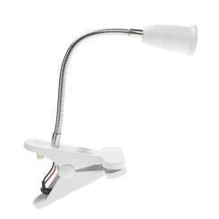 360 Degree Flexible Lamp Holder Clip E27 Base with On off Switch WireE27 Base for Grow Light Desk Lamp Use