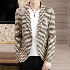 Autumn and Spring New Casual Suit Men's Young Suit Men Korean Version Slim Fashion Coat