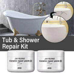 30/100g AB Set Ceramic Paste Floor Tile Adhesive Tile Repair Agent Tub Tile And Shower Repair Kit Porcelain Repair Kit For Crack
