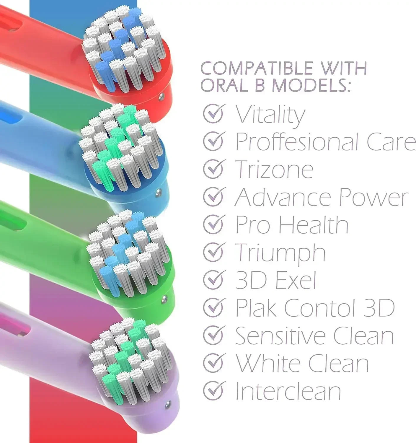 Description Picture 4 of item4/8/12/16/20pcs Replacement Kids Children Tooth Brush Heads For Oral B EB-10A Pro-Health Stages Electric Toothbrush Oral Care