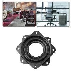 Tool Hollow Turntable Bearing Rotating 1PCS Degree Black Heavy Duty Metal Plate Desk Table Swivel Turntable