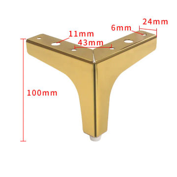 10-15cm Cold Rolled Steel Furniture Legs Furniture Cabinet Feet Black Table Feet Sofa Leg Furniture Replacement Foot