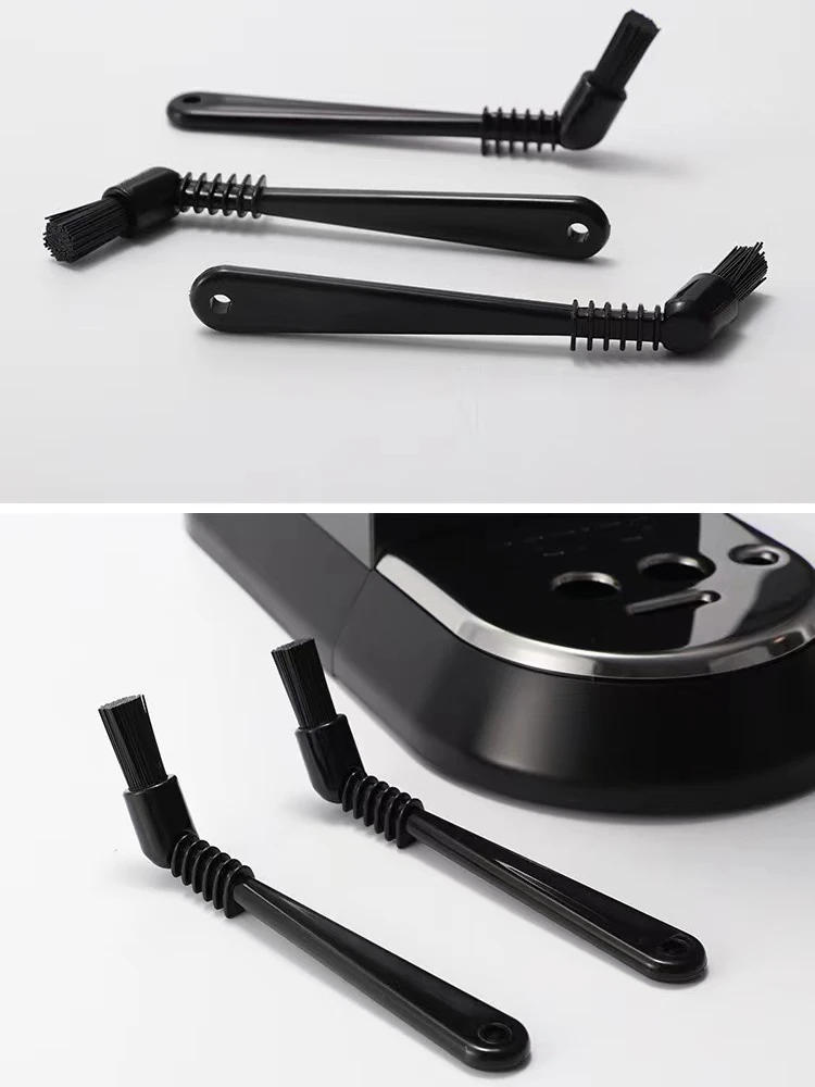 Description Picture 4 of itemCoffee Machine Cleaning Brush Soft Hair Plastic Brush Grinder Cleaning Brush Bar Double Head Brewing Head Cleaning Brush