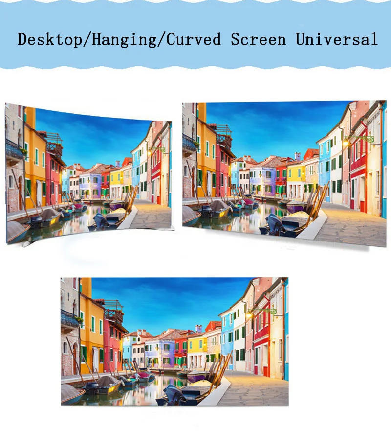 Description Picture 5 of item2024 New TV Cover Dust Cover Cloth 32-70 Inch Hight Quality Household Hanging Desktop Curved TV Universal