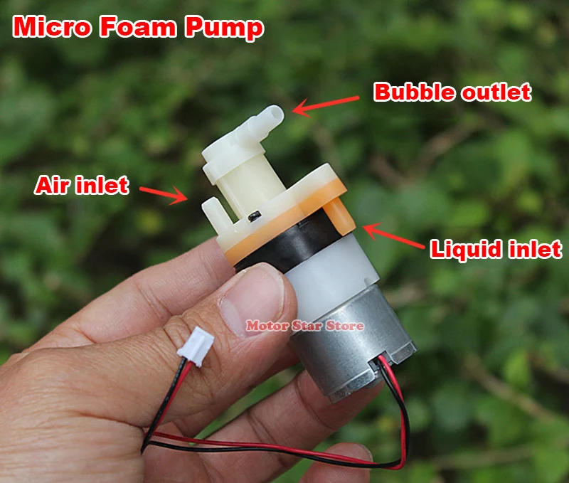 Description Picture 3 of itemDC 3V 3.7V Small Mini 310 Soap Pump Foam Pump Self-priming Liquid Pump DIY Hand Washer Spraying Machine Automatic Soap Dispenser