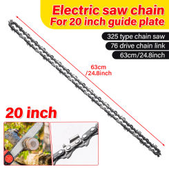 20 inch 76 Links Replacement Chainsaw Saw Mill Ripping Chain For Timberpro 62CC 0.325 Model Surface Smooth For Cutting Lumber