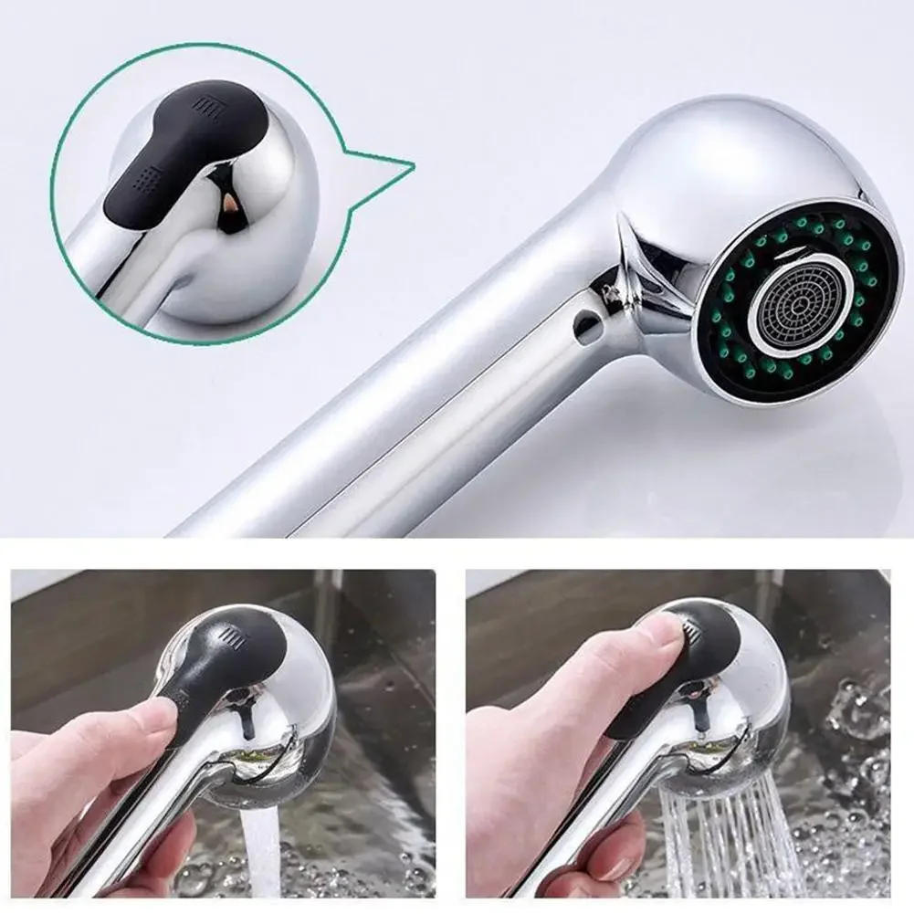Description Picture 6 of itemKitchen Faucet Pull-out Sprinkler Head Accessories Basin Nozzle Spash-proof Head Pull-out Telescopic Sprinkler Head Shower