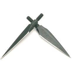6pcs Carbon Steel Broadheads 125Grains Hunting Arrow Head Tips Points for Arrow Archery Hunting Shooting