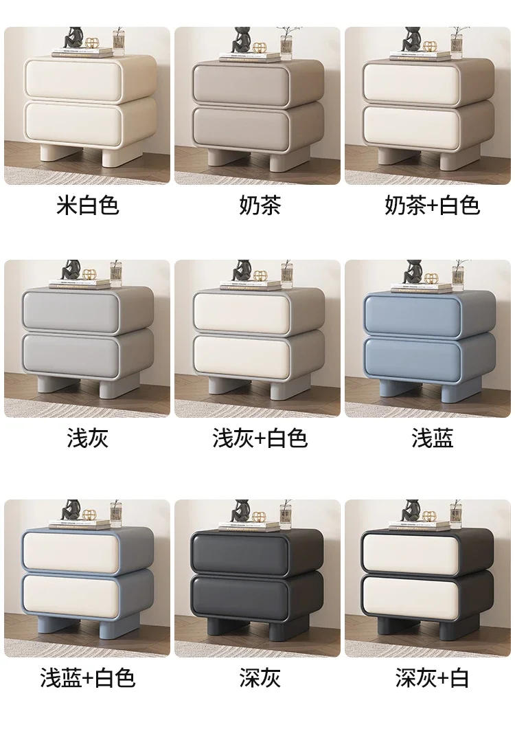 Description Picture 6 of itemBedside Storage Nightstand Nordic Modern Bedroom Home Nordic Nightstands Luxury Wood Mesitas De Noche Garden Furniture Sets