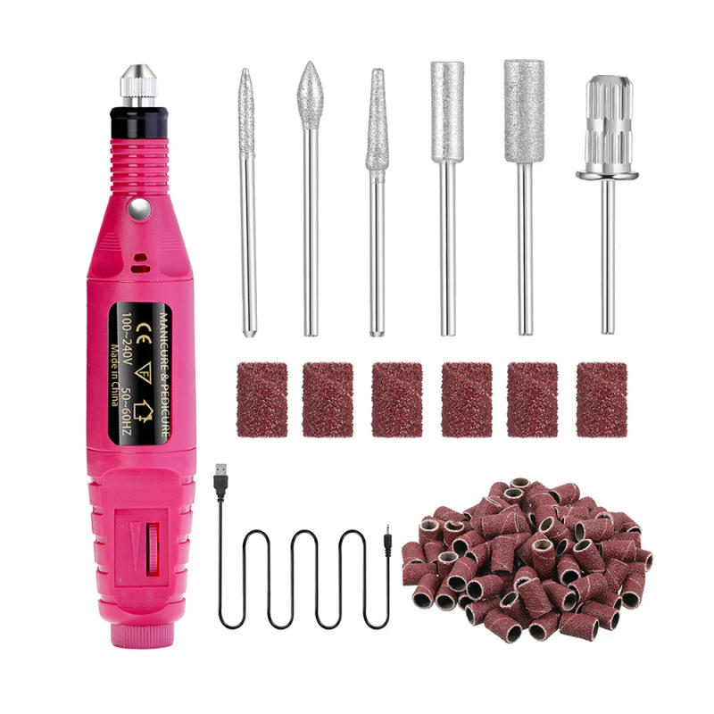 Description Picture 4 of itemLINMANDA Electric Nail Drill Kit Portable Nail File Machine Nail Rotary Tool Manicure with USB Cable Manicure Electric Tool