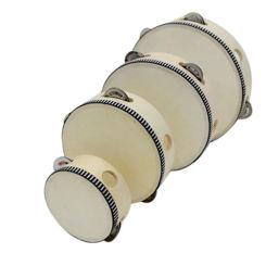 4/6/8/10Inch Musical Instruments Tambourine Drum Percussion Hand DrumsToys Children Educational Tambourine Round Percussion