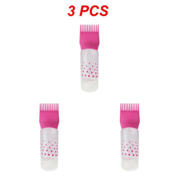 1~10PCS Colors Shampoo Bottle Oil Comb Applicator Graduated Bottle Big Capacity Dispensing Salon Hair Coloring Styling