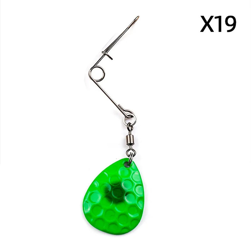 Description Picture 3 of itemFishing Wire Bait Rig Rotation Sequins DIY Colorful Spoon Lure Accessories Compound Buzz Bait