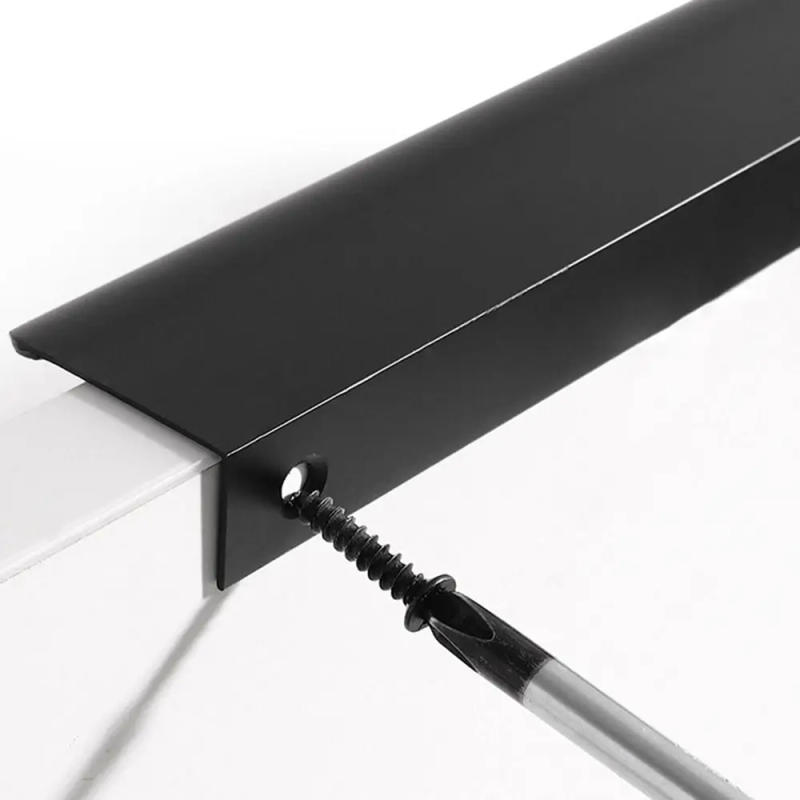 Description Picture 6 of itemBar Pulls Wardrobe Cabinets Pull Handle Edge Finger Pull Drawer Knob Kitchen Cupboard Door Handle Replacement Accessories