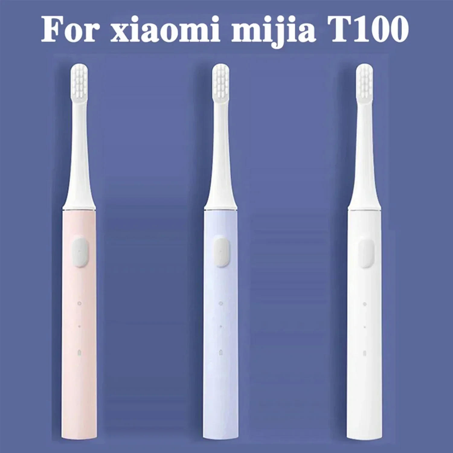 Description Picture 6 of item10PCS For XIAOMI MIJIA T100 Replacement Brush Heads Sonic Electric Toothbrush Vacuum DuPont Soft Bristle Suitable Nozzles