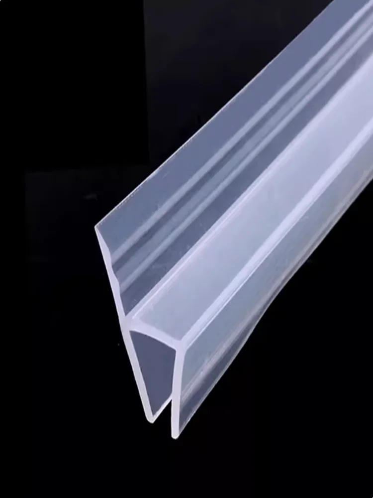 Description Picture 2 of itemFrameless balcony window sealing strip 6 8 10 12mm glass door window water blocking strip shower room waterproof silicone strip