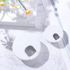 35/50mm Tidy Cable Clamp Office Organizer Computer Grommet Line Box Wire Hole Cover Desk Table Cable Fastener