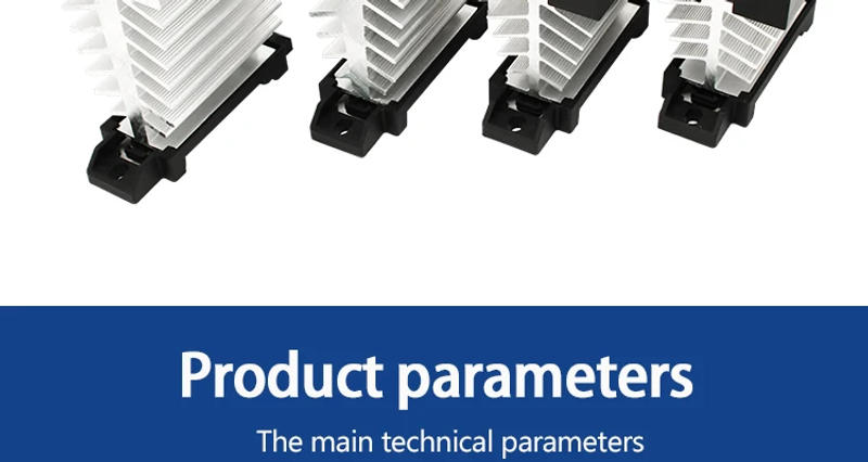 Description Picture 4 of itemLCTC Solid State Relay Radiator Heat Sink SSR Single Phase DIN Rail 10A 25A 40A 60A 80A 100A 120A DC-AC AC-AA DD Zero Crossing
