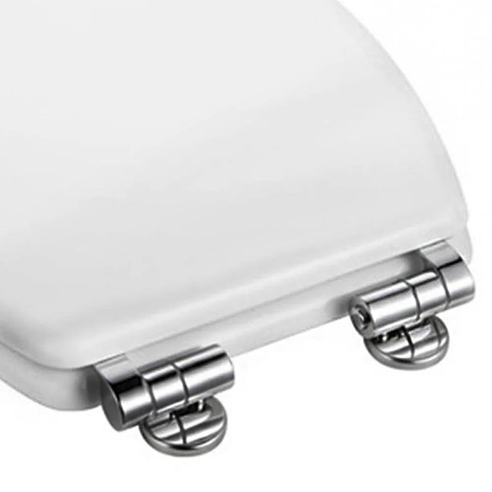 Description Picture 5 of item1 Set Stainless Steel Seat Hinge flush toilet cover mounting connector toilet lid hinge mounting fittings Replacement Parts