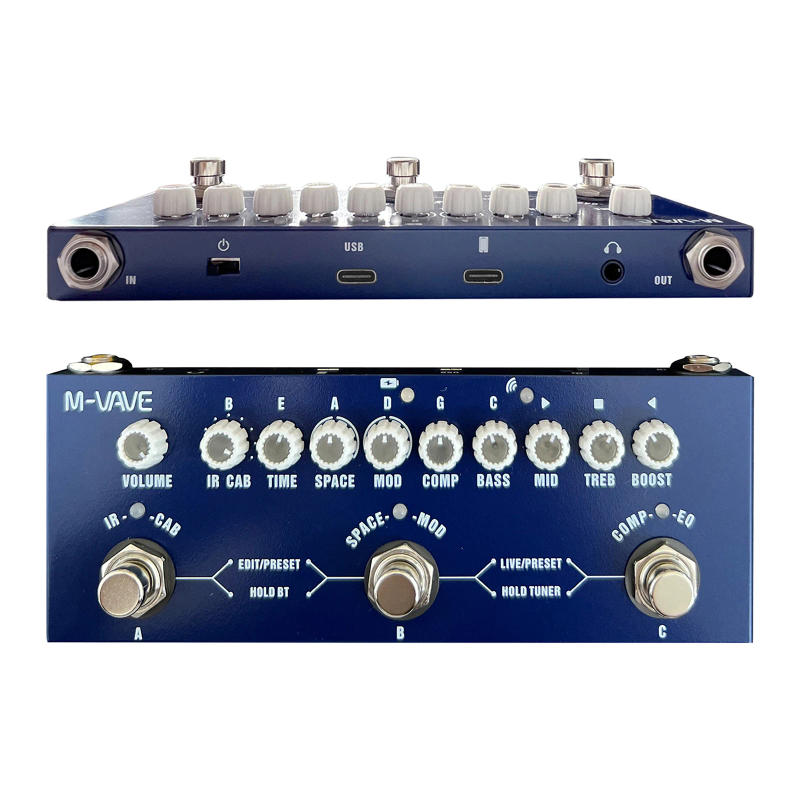 Description Picture 5 of itemM-VAVE CUBE BABY Combined Effect Pedal with Wireless Music Recording Audio Type-C Interface for Bass Acoustic Electric Guitars