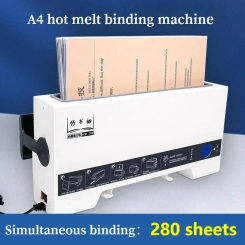A4 Hot Melt Adhesive Binding Machine Small Office Home Hot Melt Adhesive Binding Machine Document Contract Office Supplies