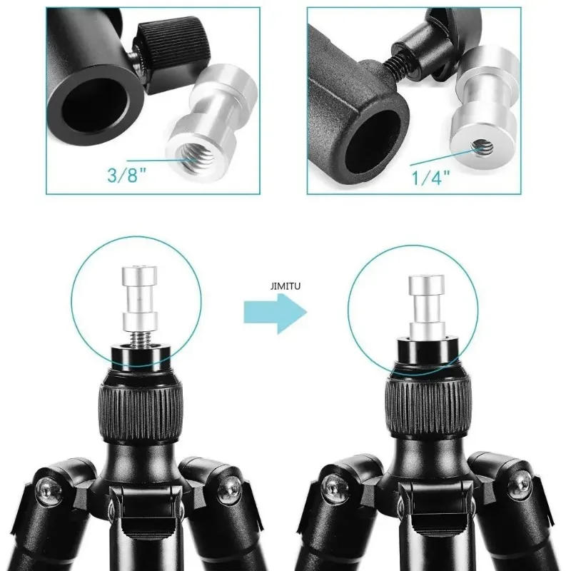 Description Picture 4 of itemSwivel Flash Hot Shoe Umbrella Holder Mount Adapter for Studio Light Type E Stand with 1/4 3/8 Screw Bracket Studio Accessories
