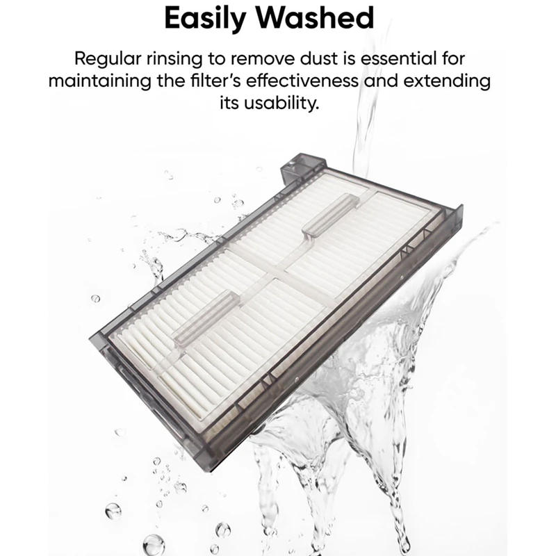 Description Picture 3 of item7PCS Replacement Kit For Eufy X8 Pro / X8 Pro SES Robot Vacuum Cleaner Main Brush Side Brushes Filters Cleaning Parts