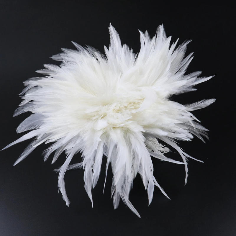 Description Picture 4 of itemWhite Rooster Feather Natural Hot Sale Pheasant Plumes Wedding Party Clothing Decoration Accessory 800-1000 Pcs/Lot