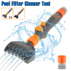 Pool Filter Cleaner Tool High Pressure Spa Filter Cleaning Tool 7 Comb Nozzles Multi-role Hot Tub Filter Cleaner Pool accessory