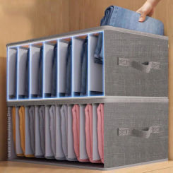 Folded Pants Organizer Underwear Bra Organizer Storage Boxes Cabinets Drawer Organizers Panties Socks Wardrobe Clothes Organizer