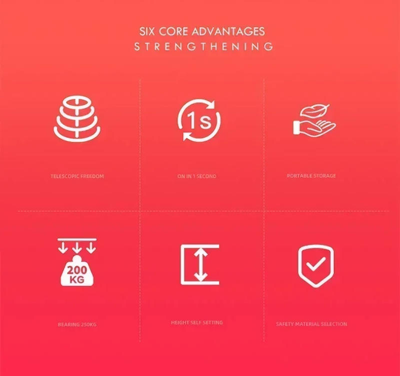 Description Picture 5 of itemAdjustment Round Folding Chair Accordion Chair Height Simple Tool Queue Chair Portable Folding Telescopic Stool Portable